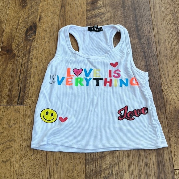 Fbz Girl’s Love is Everything Tank Size 6 - Picture 1 of 4